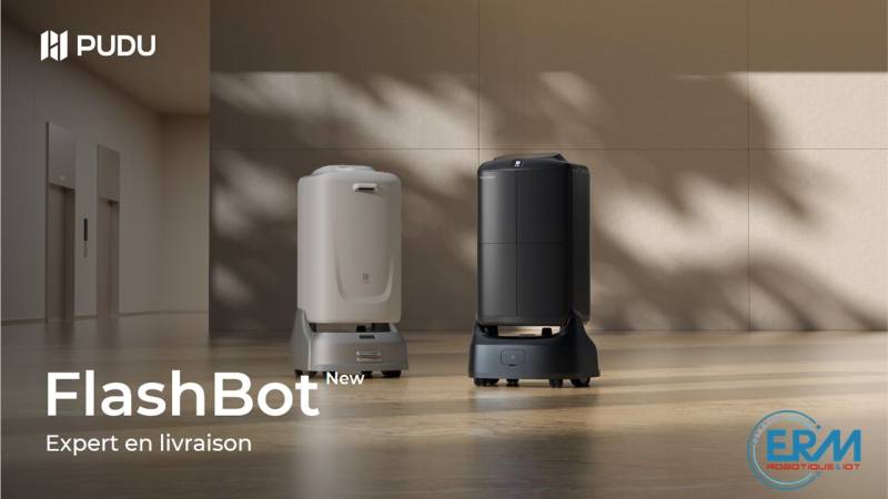 Robot FlashBot de livraison en immeuble