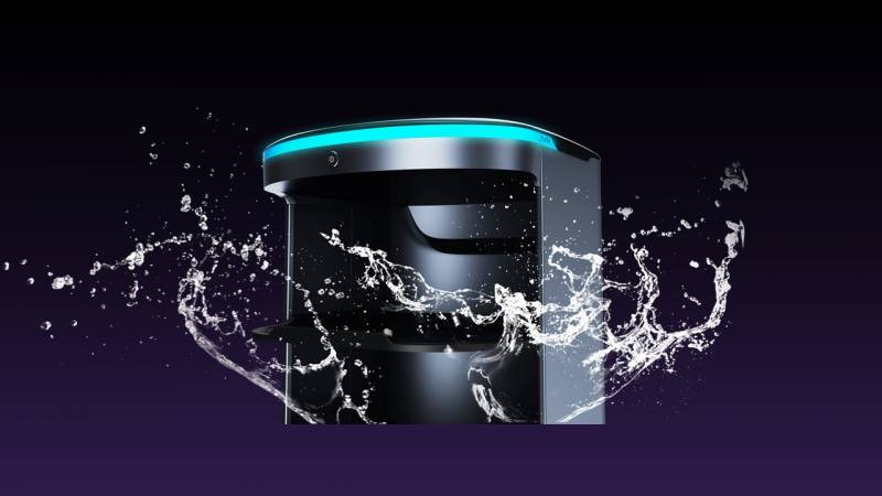 HolaBot est certifié IPX5 contre les projections d'eau